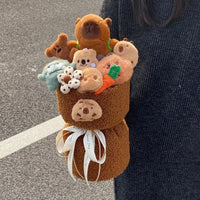 Cute Capybara Plush Bouquet - Bear Hugs