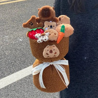 Cute Capybara Plush Bouquet - Bear Hugs