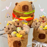 Cute Capybara Plush Bouquet - Bear Hugs