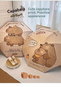 Cute Capybara Style Umbrella - Bear Hugs