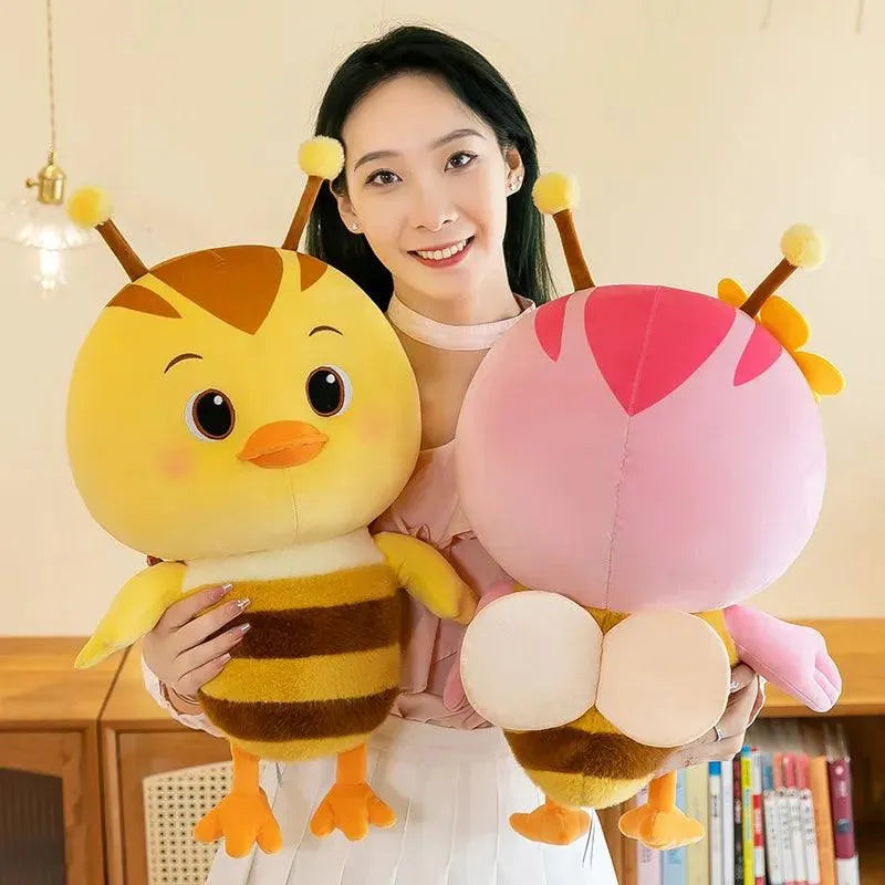 Cute Cartoon Duck Bee Squad Plush Doll - Bear Hugs