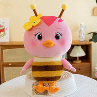 Cute Cartoon Duck Bee Squad Plush Doll - Bear Hugs