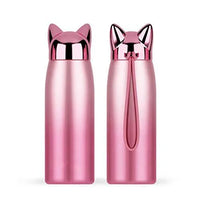 Cute Cat Fox Ears Insulated Bottle (300 ml) - Bear Hugs