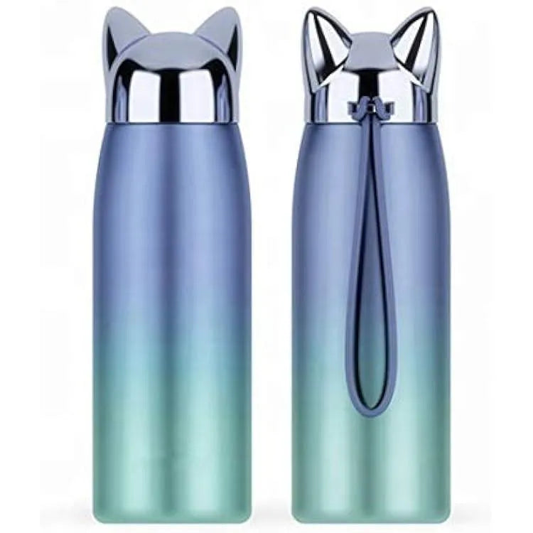 Cute Cat Fox Ears Insulated Bottle (300 ml) - Bear Hugs