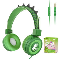 Cute Dino and Cat Wired Headphones For Kids - Bear Hugs