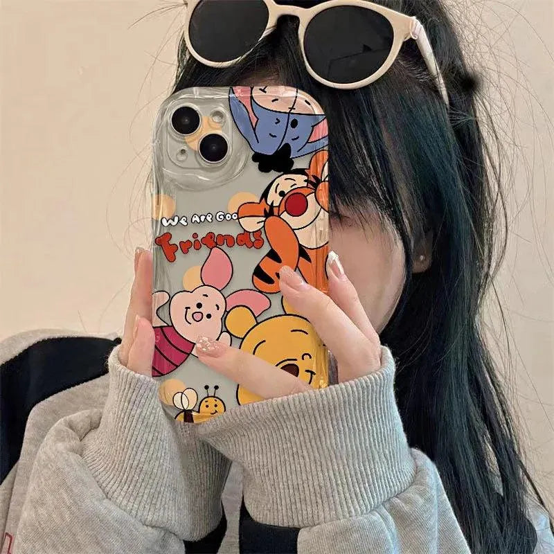 Cute Disney Friendship Phone Case (For iPhones) - Bear Hugs