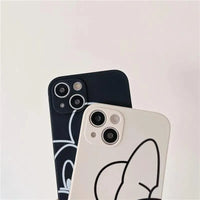 Cute Disney Mickey Minnie Couple Phone Case (For iPhones) - Bear Hugs