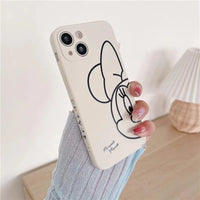 Cute Disney Mickey Minnie Couple Phone Case (For iPhones) - Bear Hugs