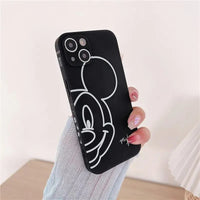 Cute Disney Mickey Minnie Couple Phone Case (For iPhones) - Bear Hugs