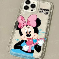 Cute Disney Mickey Minnie Couple Phone Case (For iPhones) - Bear Hugs