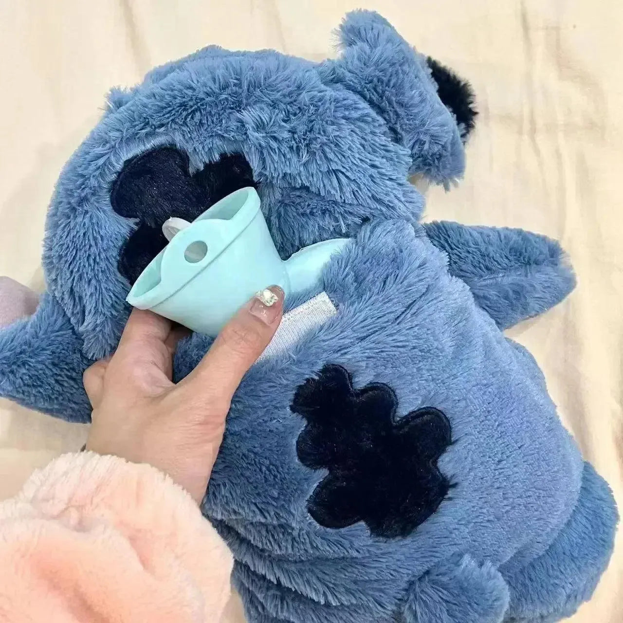 Cute Disney Stitch Plush Hot Water Bag - Bear Hugs