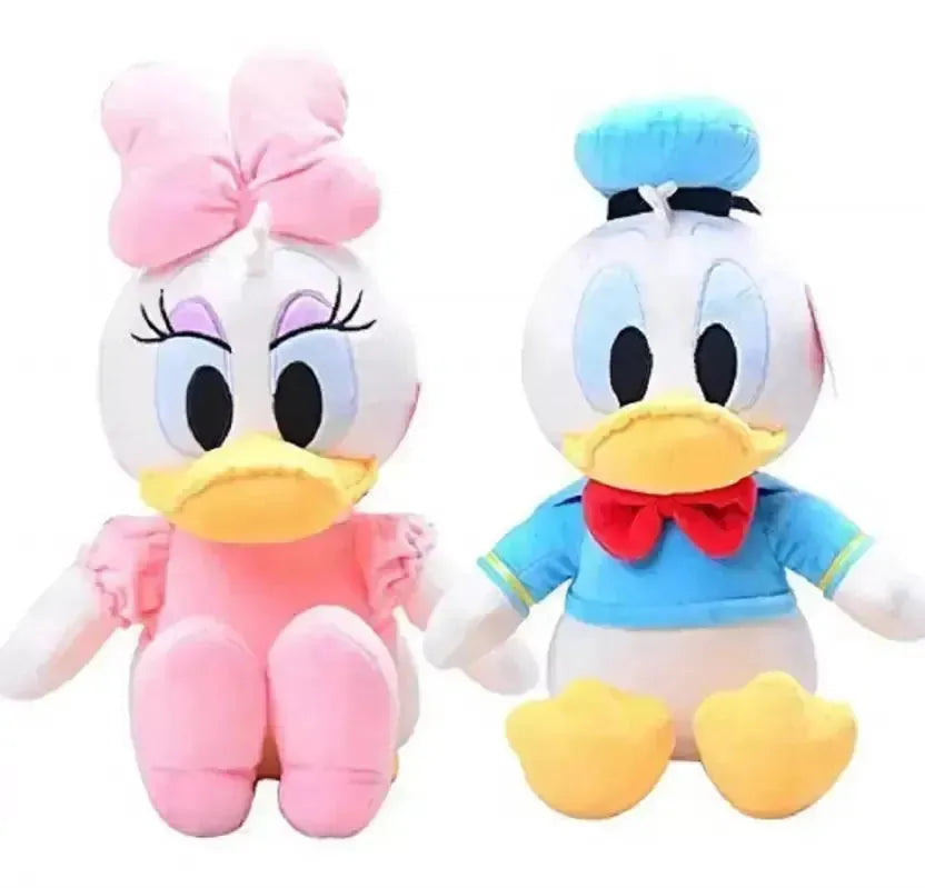 Christmas Snowman Donald Duck Daisy Cartoon Lovely Couple Plush shops Doll Toys