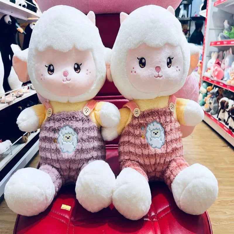 Cute Dungaree Lamb Plushie - Bear Hugs