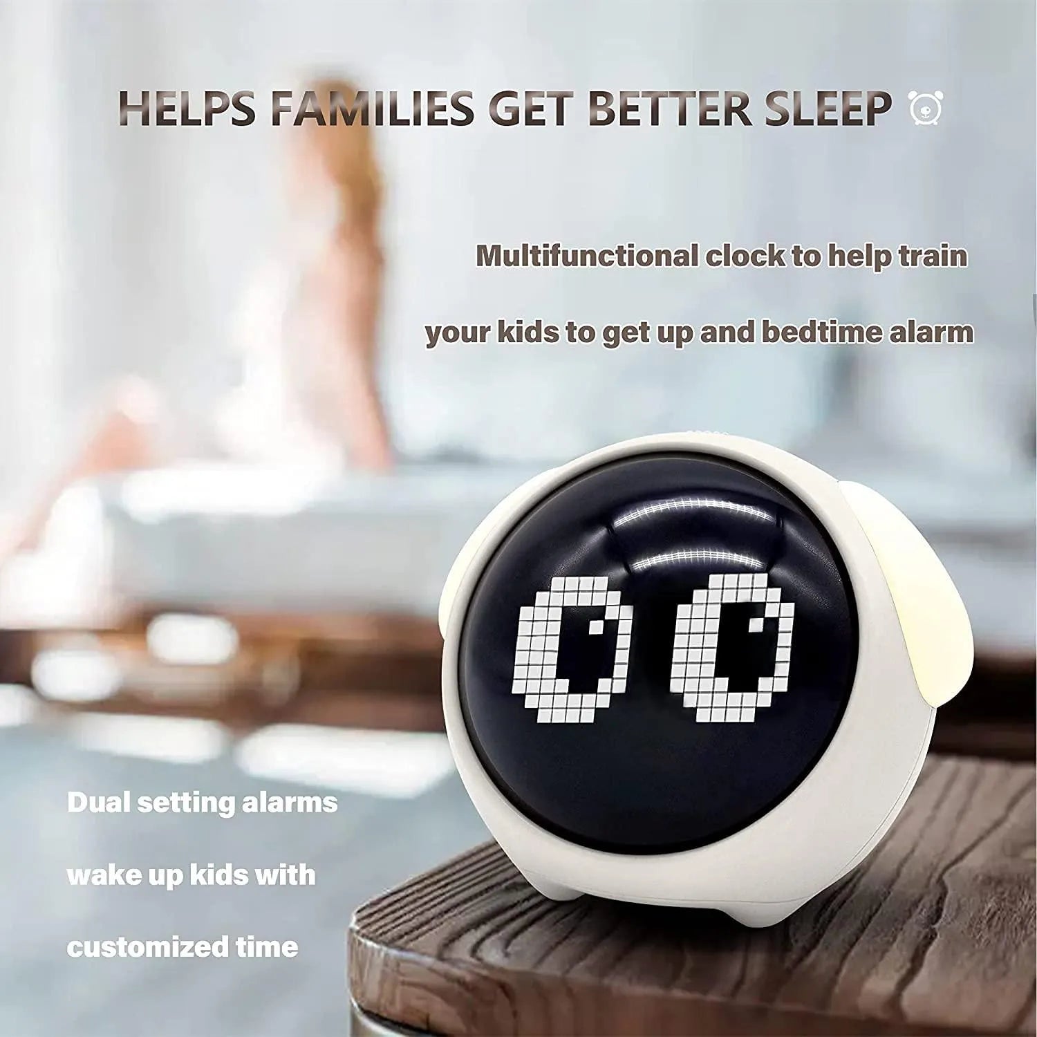 Cute Emoji Alarm Clock - Bear Hugs