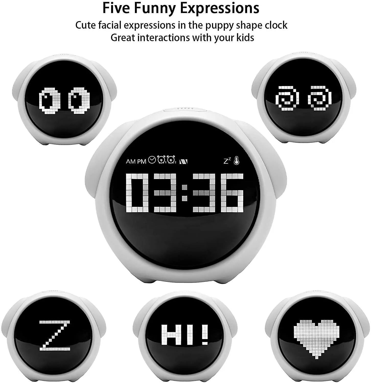 Cute Emoji Alarm Clock - Bear Hugs