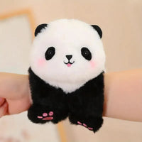 Cute Forest Animal Series Plush Slap-on Bracelet - Bear Hugs