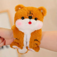 Cute Forest Animal Series Plush Slap-on Bracelet - Bear Hugs