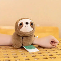 Cute Forest Animal Series Plush Slap-on Bracelet - Bear Hugs