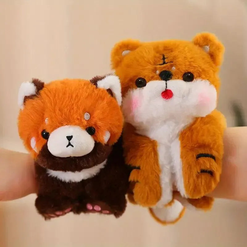 Cute Forest Animal Series Plush Slap-on Bracelet - Bear Hugs