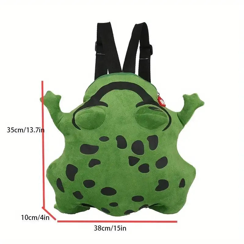 Cute Frog Shaped Novelty Backpack - Bear Hugs