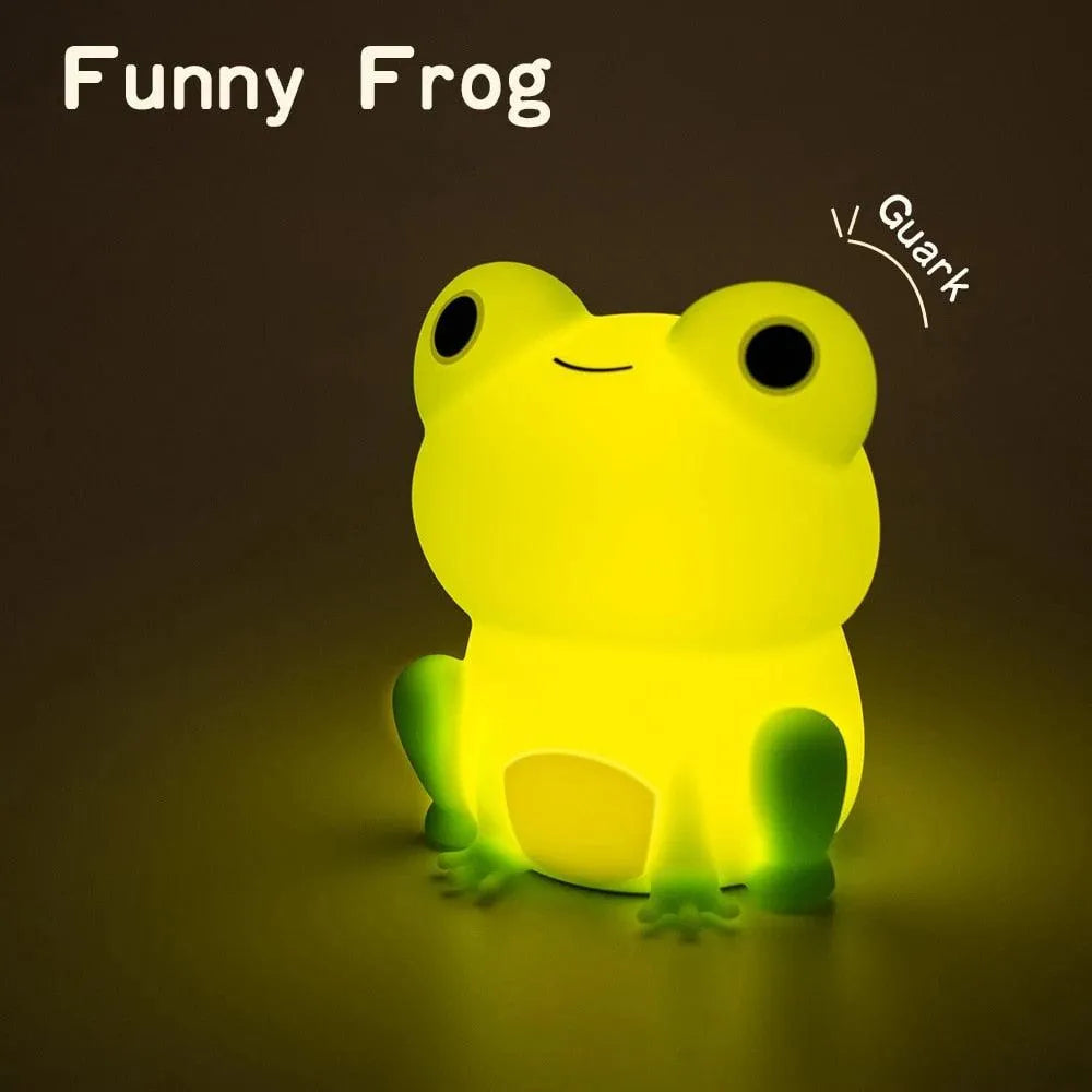 Cute Frog Soft Silicone Lamp - Bear Hugs