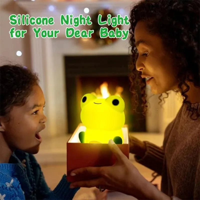 Cute Frog Soft Silicone Lamp - Bear Hugs