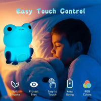 Cute Frog Soft Silicone Lamp - Bear Hugs