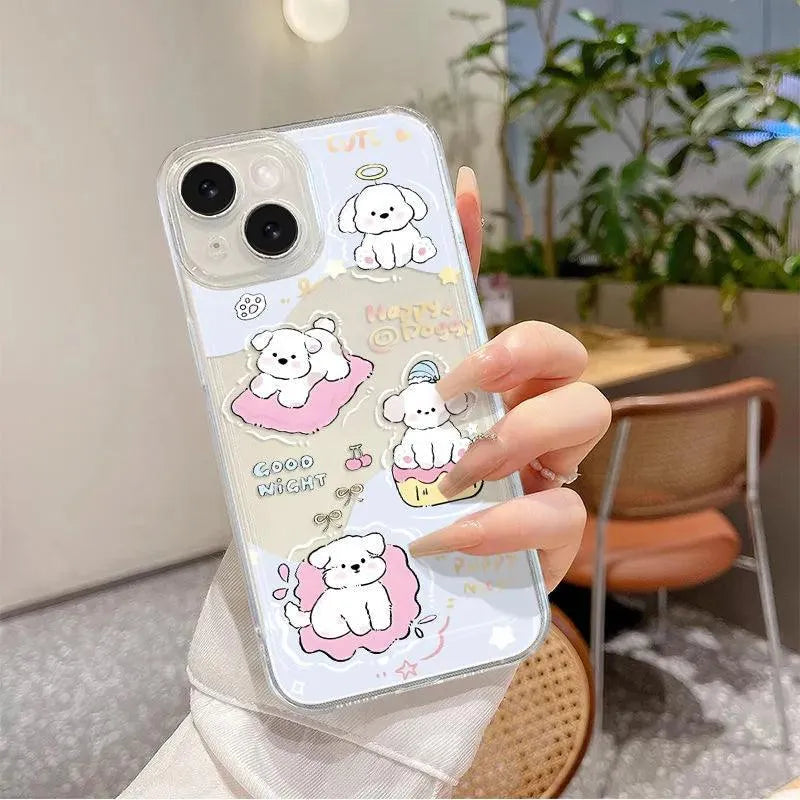 Cute Good Night Dog Phone Case (For iPhones) - Bear Hugs