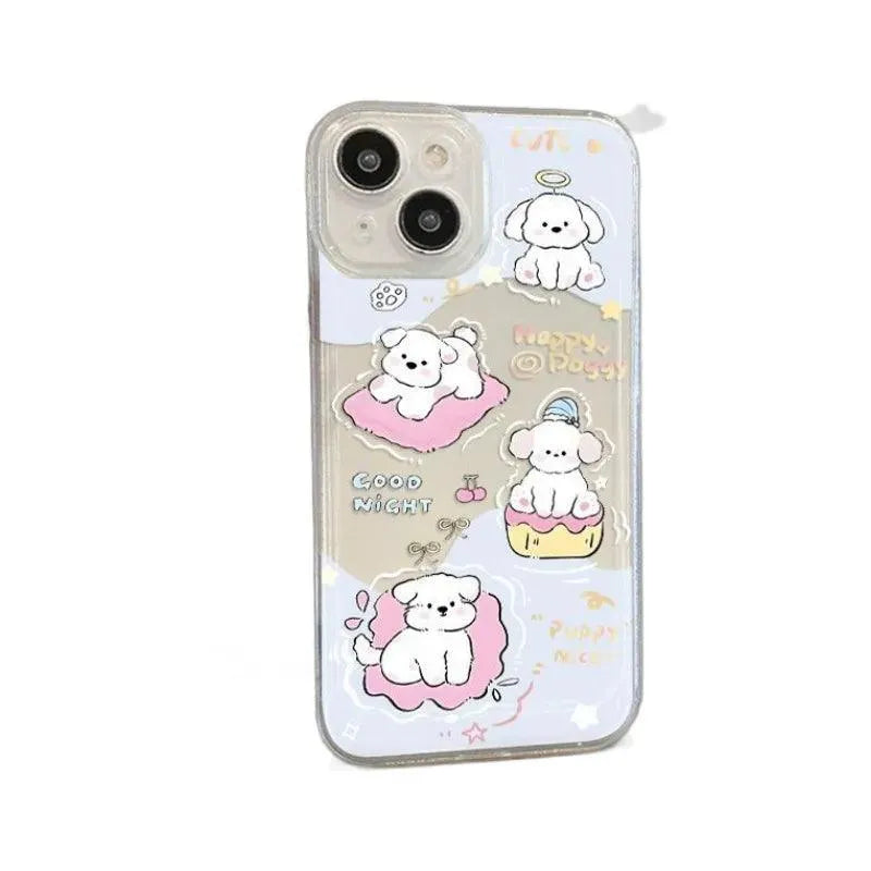 Cute Good Night Dog Phone Case (For iPhones) - Bear Hugs