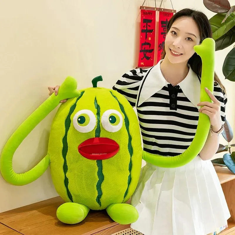 Cute Human Face Melon Doll Pillow - Bear Hugs