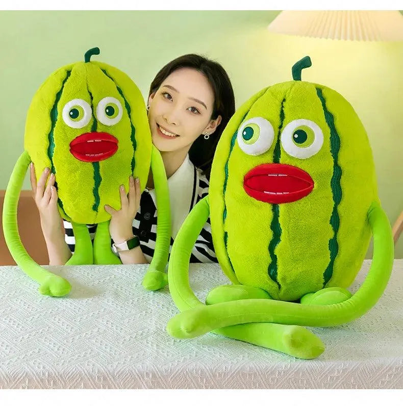 Cute Human Face Melon Doll Pillow - Bear Hugs