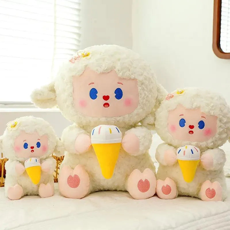 Cute Ice Cream Lamb Doll Plush Toy - Bear Hugs