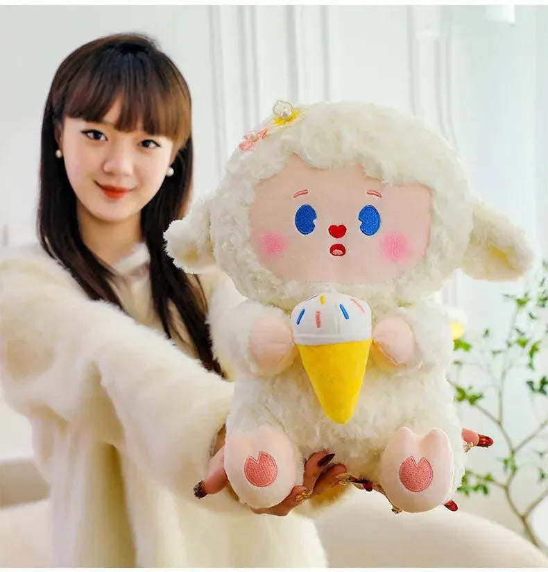 Cute Ice Cream Lamb Doll Plush Toy - Bear Hugs