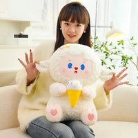 Cute Ice Cream Lamb Doll Plush Toy - Bear Hugs