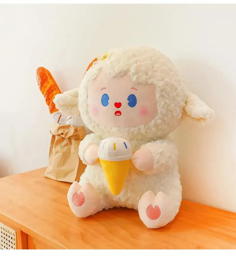 Cute Ice Cream Lamb Doll Plush Toy - Bear Hugs