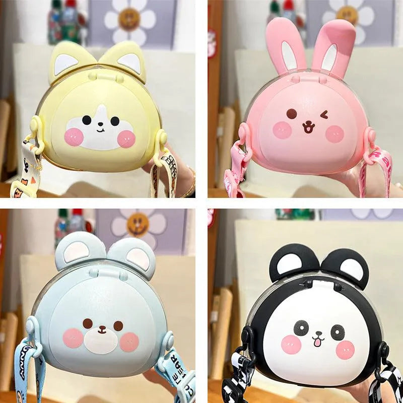 Cute Kawaii MonMon Tritan Bottle (500 ml) - Bear Hugs