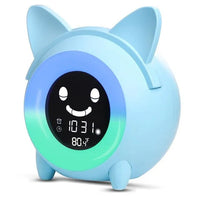 Cute Kids Animal Style Night Light Alarm Clock - Bear Hugs