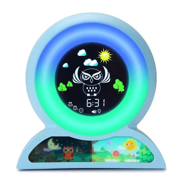 Cute Kids Animal Style Night Light Alarm Clock - Bear Hugs