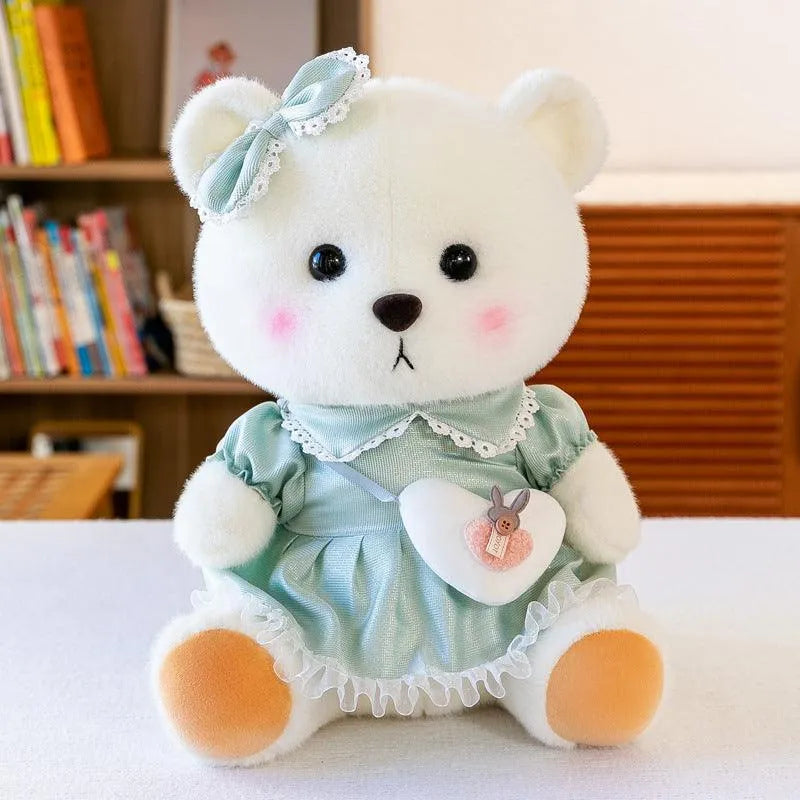 Cute Lady Bear With Heart Bag - Bear Hugs