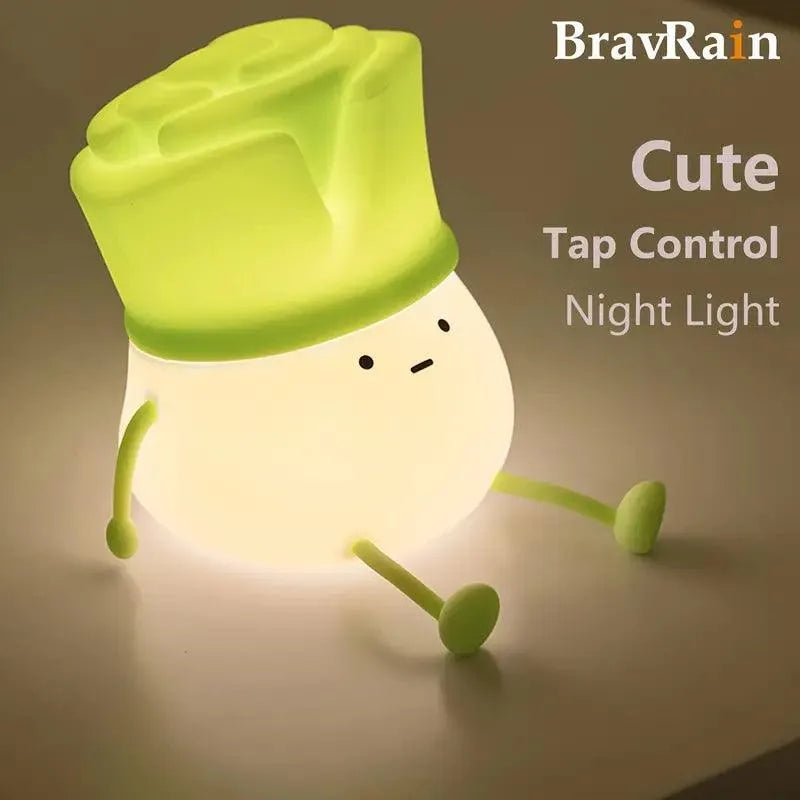 Cute Leek Veggie Night Light - Bear Hugs