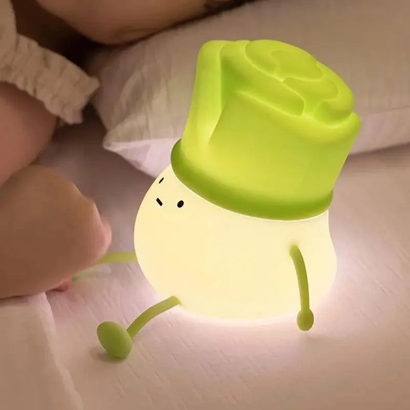 Cute Leek Veggie Night Light - Bear Hugs