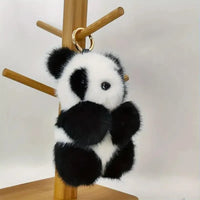 Cute Little Panda Plush Keychain - Bear Hugs