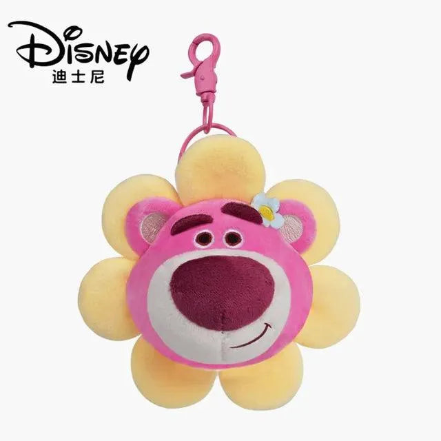 Cute Lotso and Pooh Plush Keychain - Bear Hugs