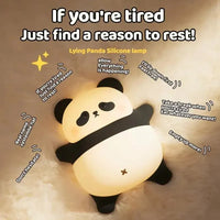 Cute Lying Panda Night Lamp - Bear Hugs