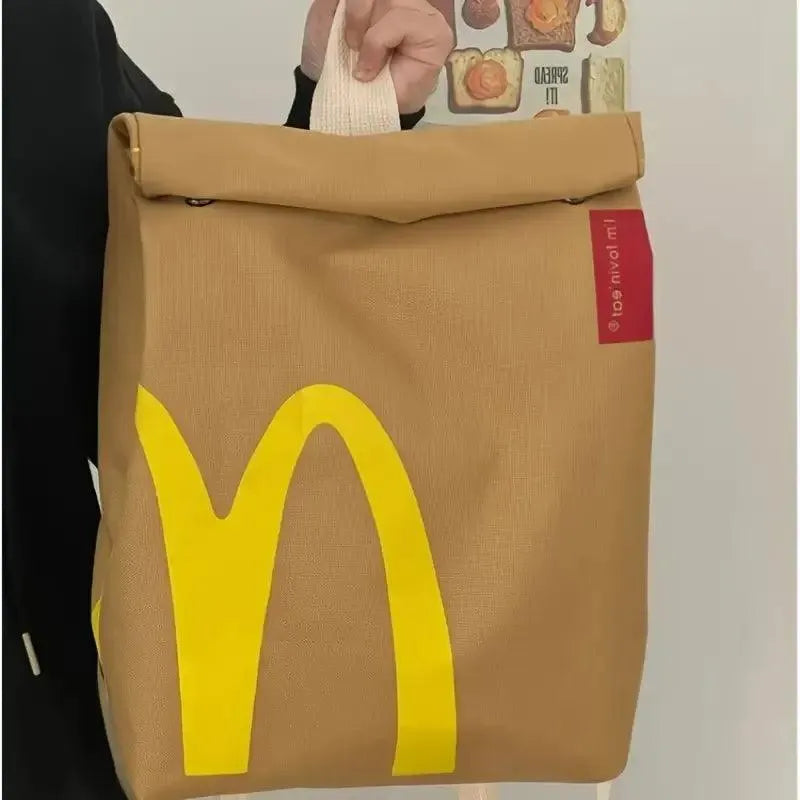 Cute McDonald's Vintage Canvas Backpack - Bear Hugs