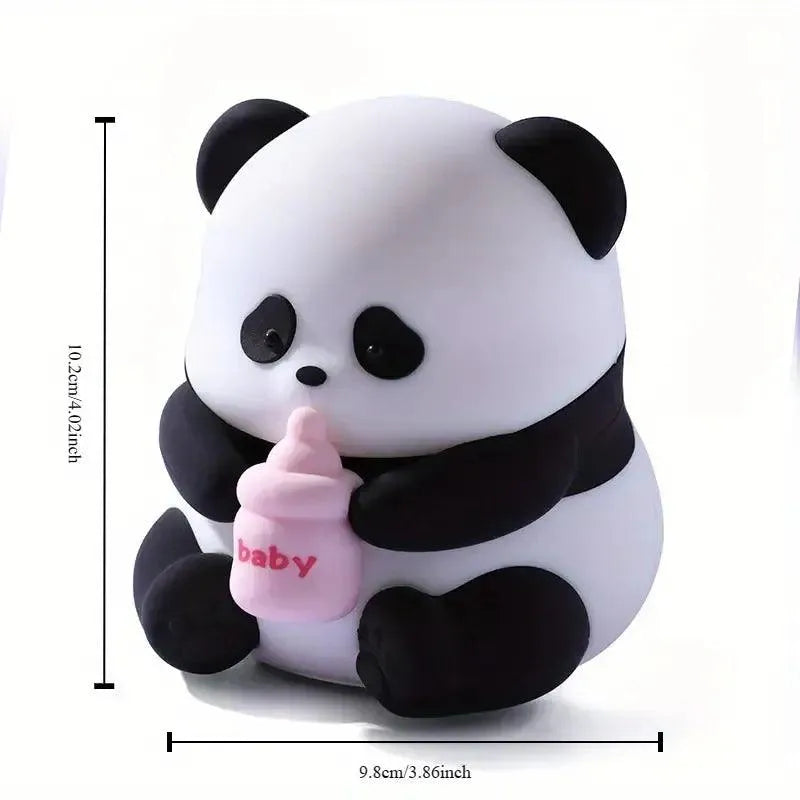 Cute Milk Bottle Panda Rechargeable Night Light - Bear Hugs