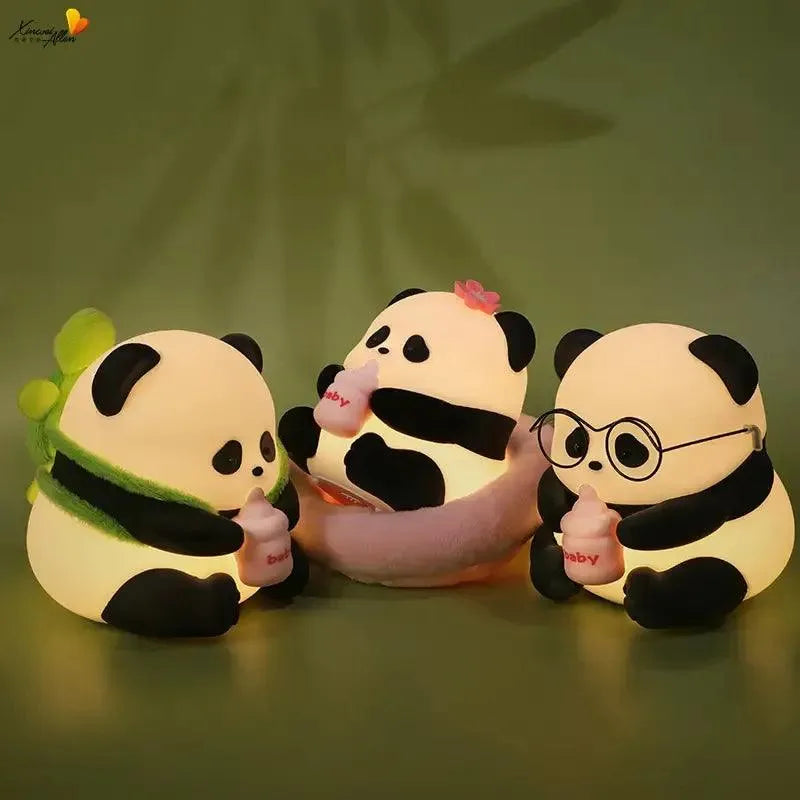 Cute Milk Bottle Panda Rechargeable Night Light - Bear Hugs