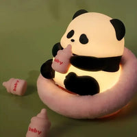 Cute Milk Bottle Panda Rechargeable Night Light - Bear Hugs