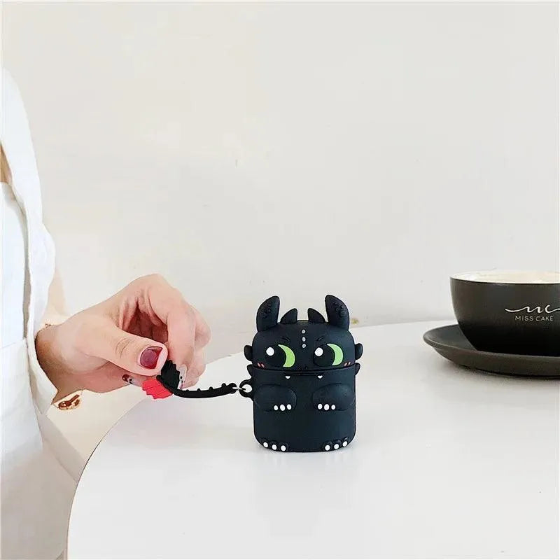 Cute Night Fury Dragon Case (For Airpods) - Bear Hugs