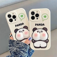 Cute Panda Cheeks Phone Case (For iPhones) - Bear Hugs